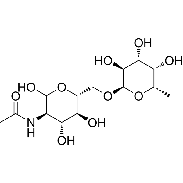 2-Acetamido-2-deoxy-6-O-(α-L-fucopyranosyl)-D-glucopyranose 33639-80-4